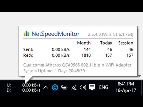 internet speed meter for windows 10